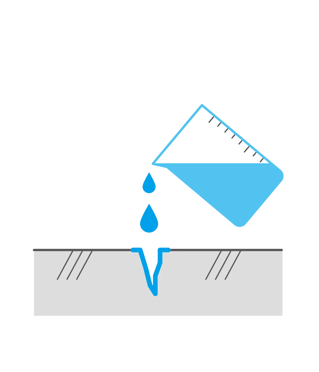 補修手順2水湿し